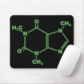 Tapis De Souris molecule_caffeine (Avec souris)