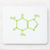 Tapis De Souris Molécule de caféine (Devant)
