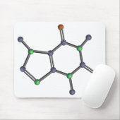 Tapis De Souris molécule de caféine (Avec souris)