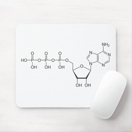 Tapis De Souris Molécule de triphosphate d'adénosine (Avec souris)