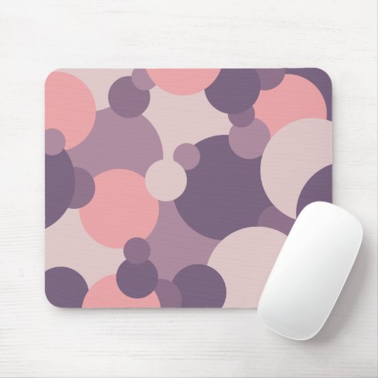 Tapis De Souris Molécules rose pourpre Pad (Avec souris)