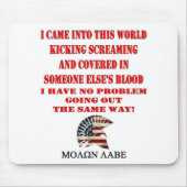 TAPIS DE SOURIS MOLON LABE (Devant)