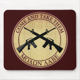 Tapis De Souris Molon Labe (venu et prenez-les)