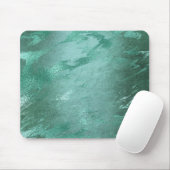 Tapis De Souris Molten Jade | Marbre de luxe Emerald Green (Avec souris)
