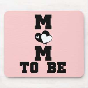 Tapis De Souris MOM à être - Texte noir