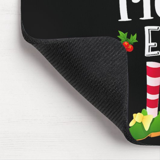 Tapis De Souris Mom Christmas Elf Matching Pajama X-mas Party (Coin)