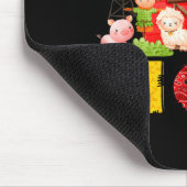 Tapis De Souris Mom Farm Cow Birthday Boy Matching Family Matching (Coin)