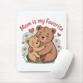Tapis De Souris Mom Is My Favorite (Avec souris)