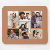 Tapis De Souris Moments en vedette : Personnalisable 6 Photo Colla (Devant)