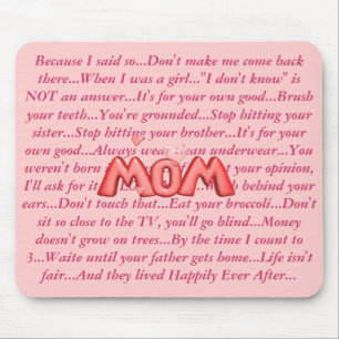 Tapis De Souris MOMisms…