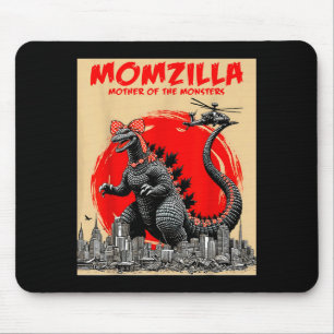 Tapis De Souris Momzilla mère de monstres rétro vintage maman
