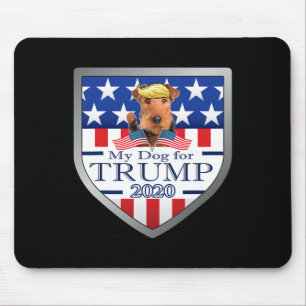 Tapis De Souris Mon Airedale Terrier pour Trump