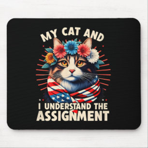 Tapis De Souris Mon Chat Et Moi Comprenons L'Ignment Chat Ladies K