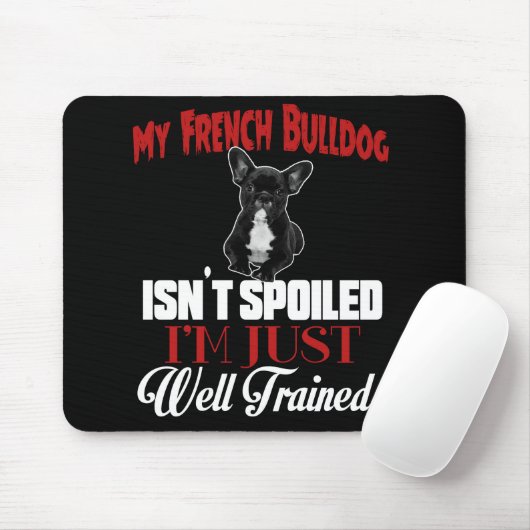 Tapis De Souris Mon Chien à la Puce n'est pas gâché (Avec souris)