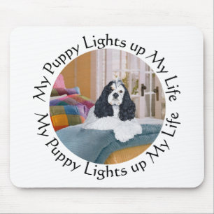 Tapis De Souris Mon Cocker Spaniel Illumine ma Vie