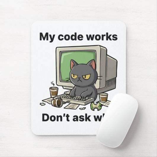 Tapis De Souris Mon code fonctionne Ne demandez pas pourquoi (Avec souris)