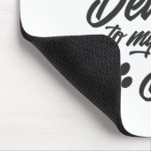 Tapis De Souris Mon cœur appartient à mon chien Valentin | Tapis d (Coin)