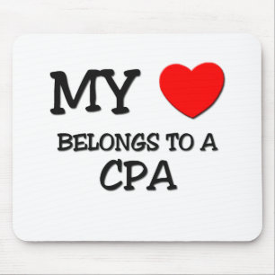 Tapis De Souris Mon Coeur Appartient À Un CPA