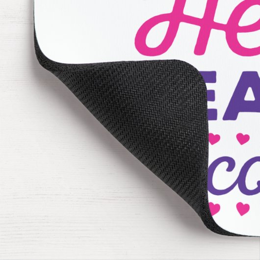 Tapis De Souris Mon coeur bat en 8 comtes Cheerled Cheer (Coin)