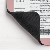 Tapis De Souris Mon Coeur Vous Appartient (Coin)