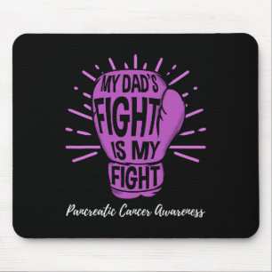 Tapis De Souris Mon combat de papes est mon combat de cancer pancr
