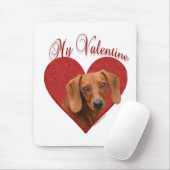 Tapis De Souris Mon Dachshund Valentine (Avec souris)