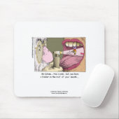 Tapis De Souris Mon dentiste juif Funny Mousepad (Avec souris)