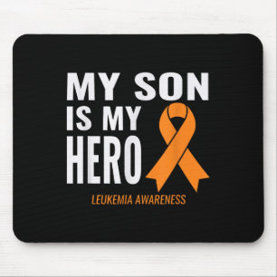 Tapis De Souris Mon Fils Est Mon Héros_ Leucémie Cancer Support &a
