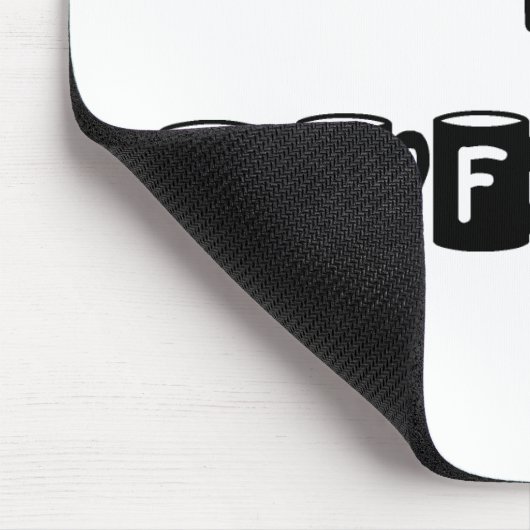 Tapis De Souris Mon groupe sanguin est café Mousepad (Coin)