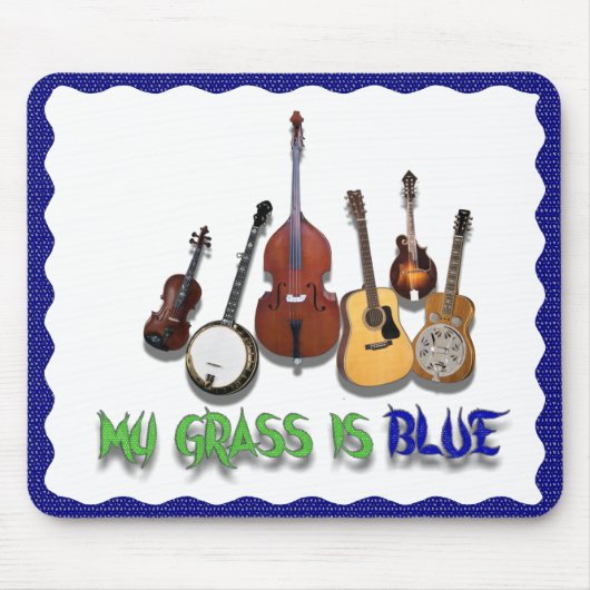 TAPIS DE SOURIS MON HERBE EST BLUE-MOUSEPAD (Devant)