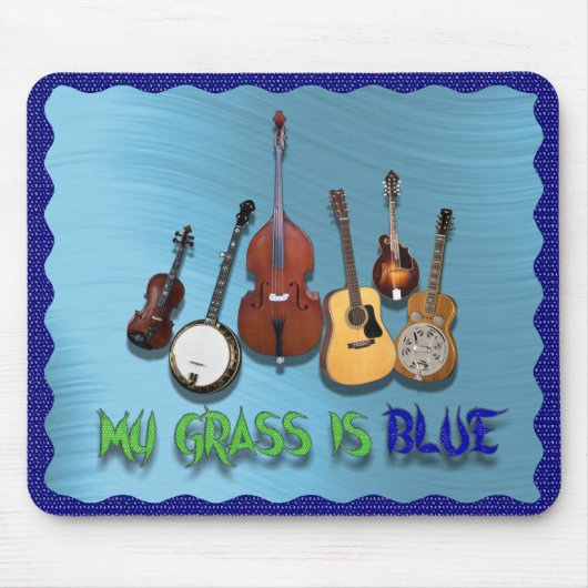 TAPIS DE SOURIS MON HERBE EST BLUE-MOUSEPAD (Devant)