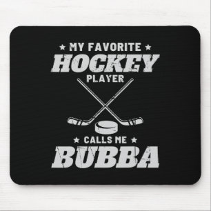 Tapis De Souris Mon hockey préféré m'appelle Bub Famille drôle de