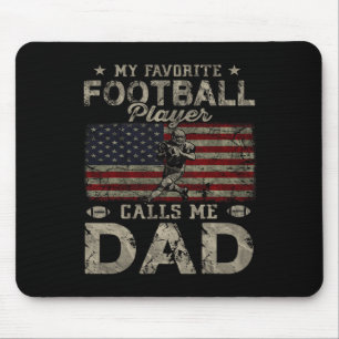 Tapis De Souris Mon joueur de football préféré m'appelle papa Fête