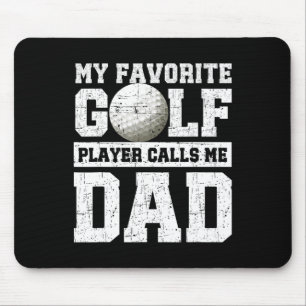 Tapis De Souris Mon joueur de golf préféré m'appelle Papa Fête des