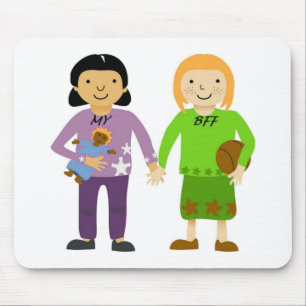 TAPIS DE SOURIS MON MEILLEUR AMI JAMAIS