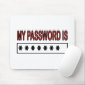TAPIS DE SOURIS MON MOT DE PASSE (Avec souris)