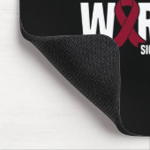 Tapis De Souris Mon père est une cellule guerrière de rubans de ru (Coin)