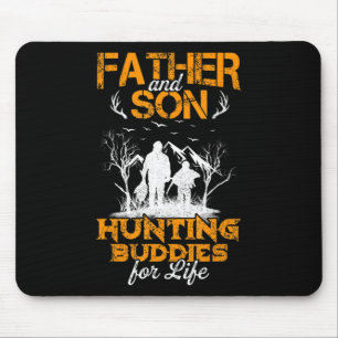 Tapis De Souris Mon père et mon fils, potes de chasse pour cadeau 