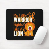 Tapis De Souris Mon Petit Guerrier Se Batte Comme Un Lion Leukemia (Avec souris)