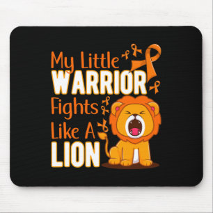 Tapis De Souris Mon Petit Guerrier Se Batte Comme Un Lion Leukemia