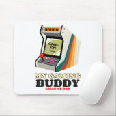 Tapis De Souris Mon pote de jeu m'appelle papa (Avec souris)