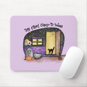 Tapis De Souris Mon premier camp-O-Ween   Halloween Camping
