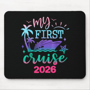 Tapis De Souris Mon premier voyage en croisière 2026 Famille Vacan