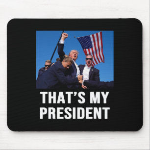 Tapis De Souris Mon président Trump 2024