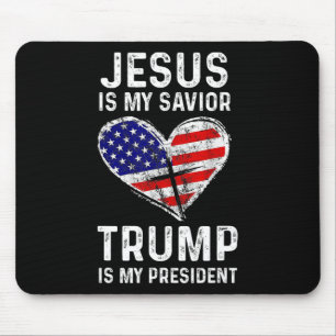 Tapis De Souris Mon Sauveur Trump est-il mon président 2