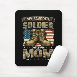 Tapis De Souris Mon soldat préféré m'appelle maman