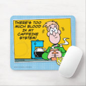 Tapis De Souris Mon système de caféine (Avec souris)