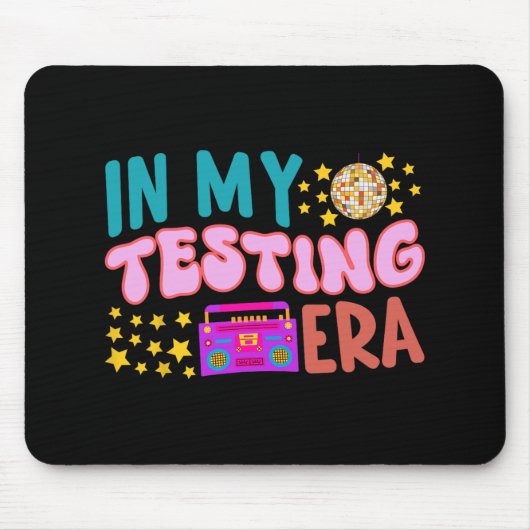 Tapis De Souris Mon test Era School Enseignant Test Super (Devant)