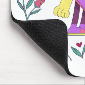 Tapis De Souris Mon Valentin est une invitation à la pizza (Coin)