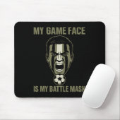 Tapis De Souris Mon Visage De Jeu Est Mon Masque Ttle Camo Support (Avec souris)